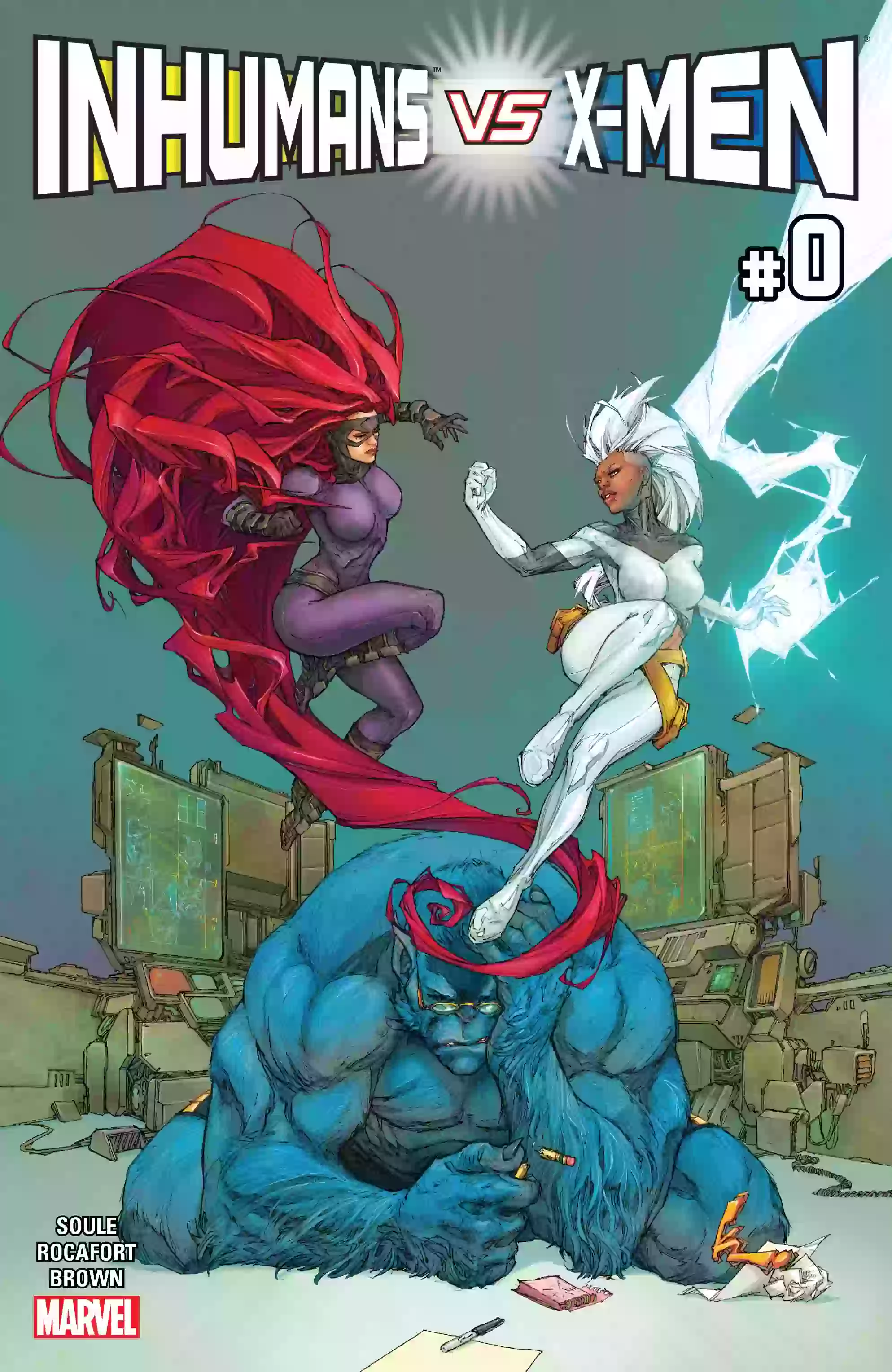 Inhumans vs X-Men (2016) comic