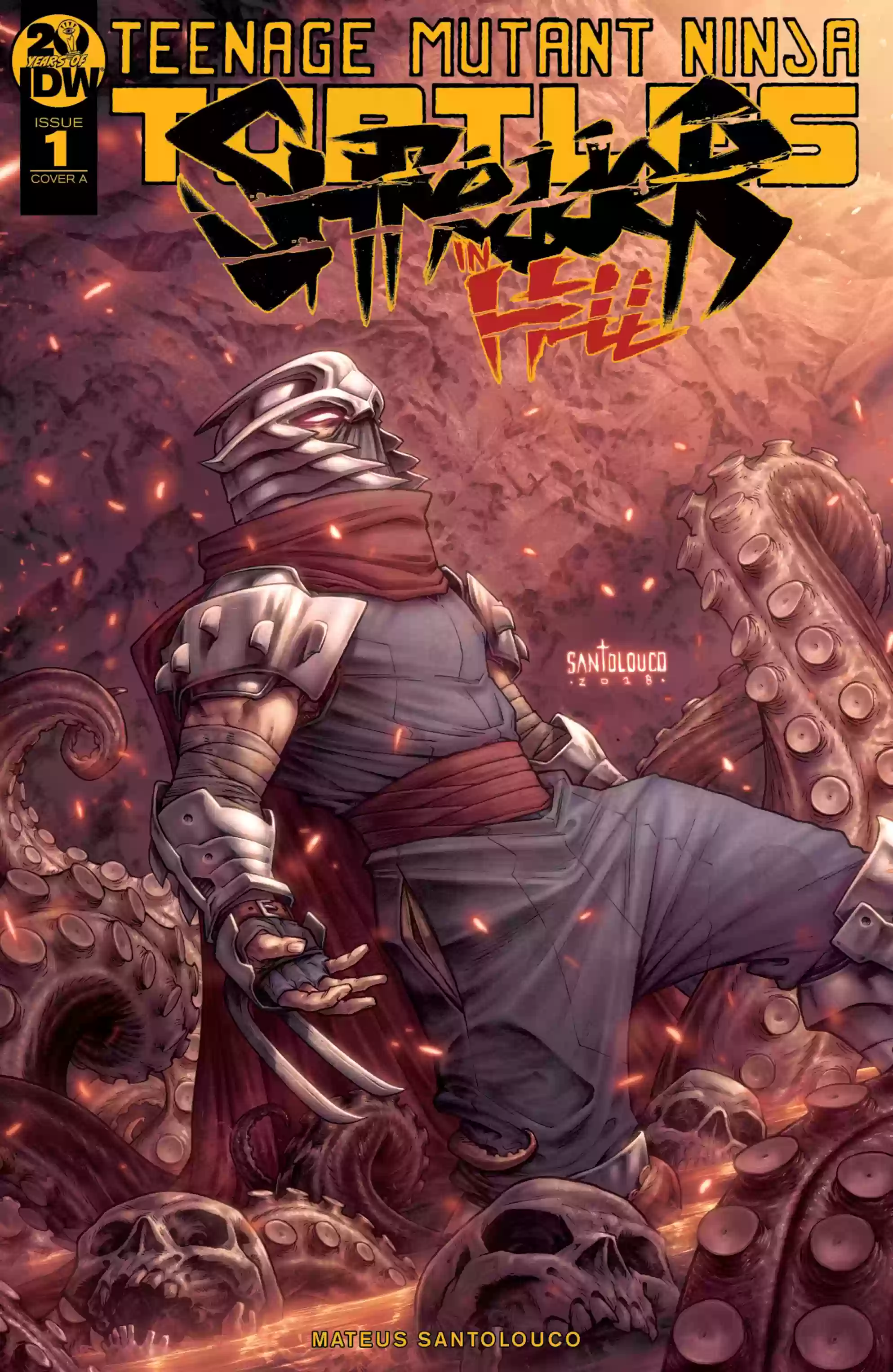 Shredder in Hell: Teenage Mutant Ninja Turtles (2019) comic