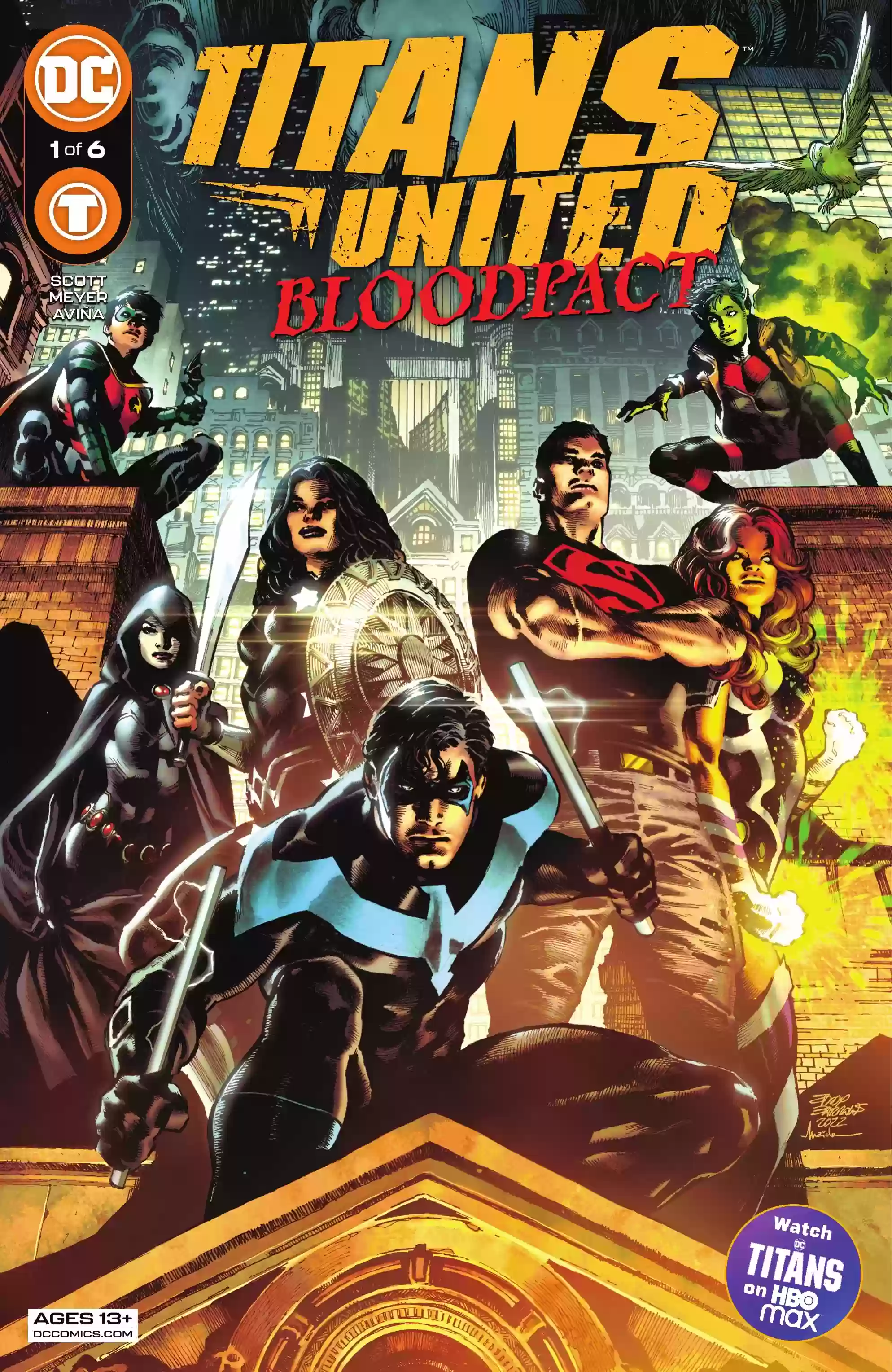 Titans United: Bloodpact (2022) comic